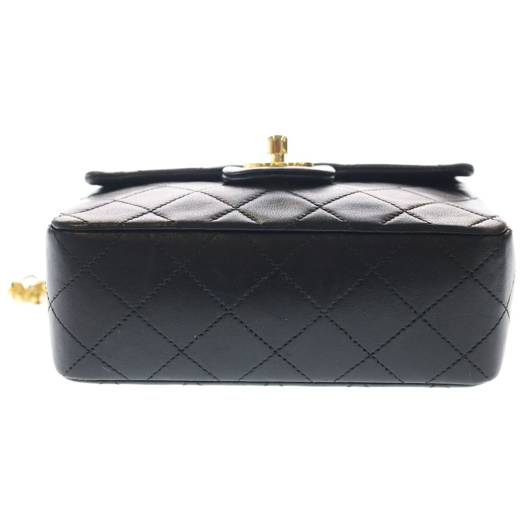 Chanel Mini Quilted 17 Lambskin Leather S Flap Bijou Chain Shoulder Bag Gold — view 4