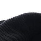 Loewe Logo Embroidery Wool Knit Cap Black — view 8