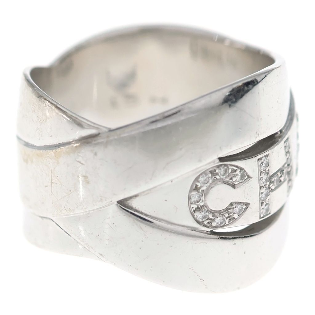 Chanel Boldic Diamond Ring Silver — view 3