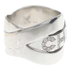 Chanel Boldic Diamond Ring Silver — view 3
