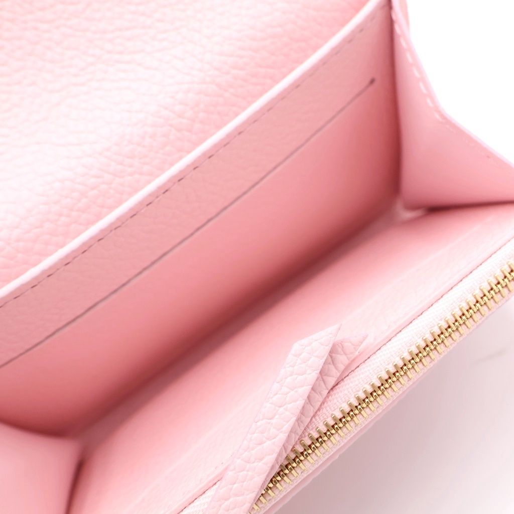 Louis Vuitton Monogram Empreinte Confetti Pink Porto Mone Rosalie Compact — view 4