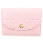 Louis Vuitton Monogram Empreinte Confetti Pink Porto Mone Rosalie Compact