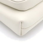 Prada Leather Phone Case Shoulder Bag Silver White — view 6
