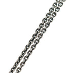 Louis Vuitton Essential LV Logo Motif Chain Necklace Silver — view 4