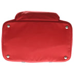 Prada Re-Nylon Pet Bag Saffiano Leather Handbag — view 4