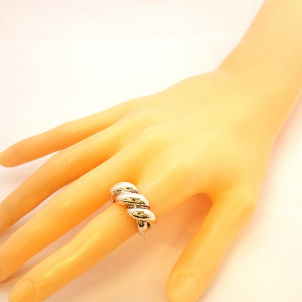Hermes Ring Torsade 925 Sterling Silver — view 8