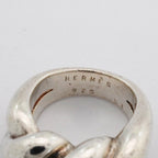 Hermes Ring Torsade 925 Sterling Silver — view 4