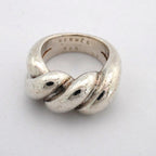 Hermes Ring Torsade 925 Sterling Silver — view 3