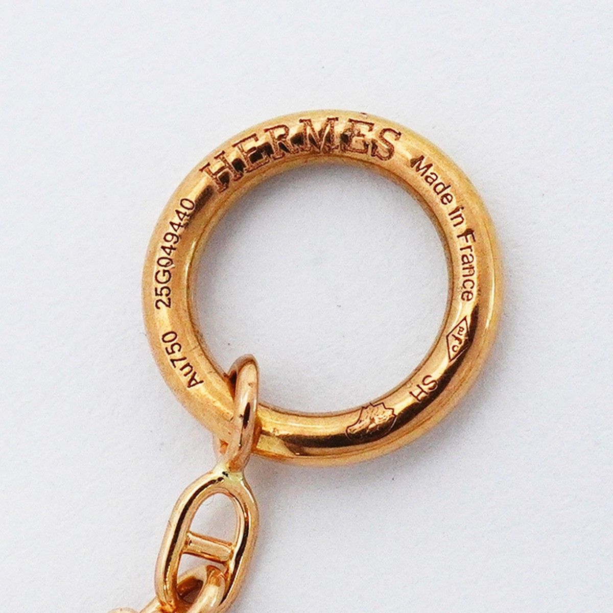 Hermes Bracelet Chaine D'ancre New Farandole TPM 18k Pink Gold — view 5