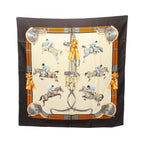 Hermes Scarf Carre 90 Jumping Silk