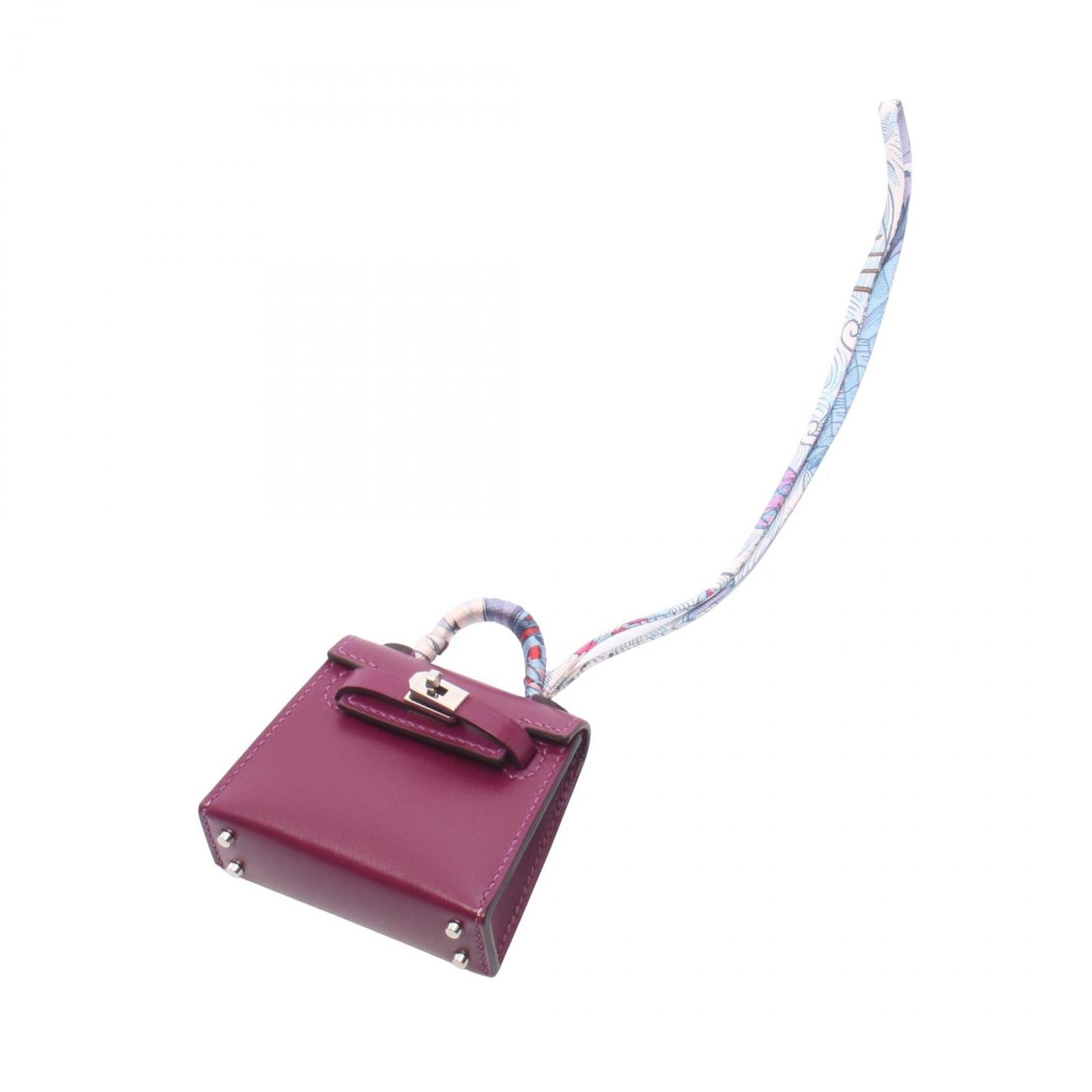 Hermes Charm Kelly Tweet Anemone Silk