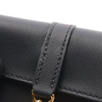 Hermes Coin Case Glenan Compact Black Leather — view 8