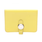 Hermes Card Case Dogon Lime Leather