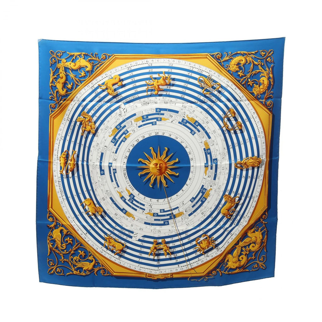 Hermes Scarf Carre 90 Dies ET Hore Silk