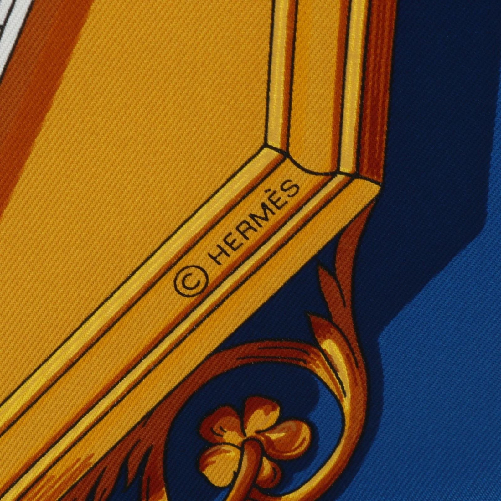 Hermes Scarf Carre 90 Dies ET Hore Silk — view 2