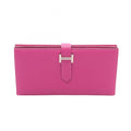 Hermes Bi Foldlong Wallet Bearn Souffle Magnolia