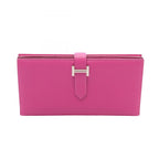 Hermes Bi Foldlong Wallet Bearn Souffle Magnolia