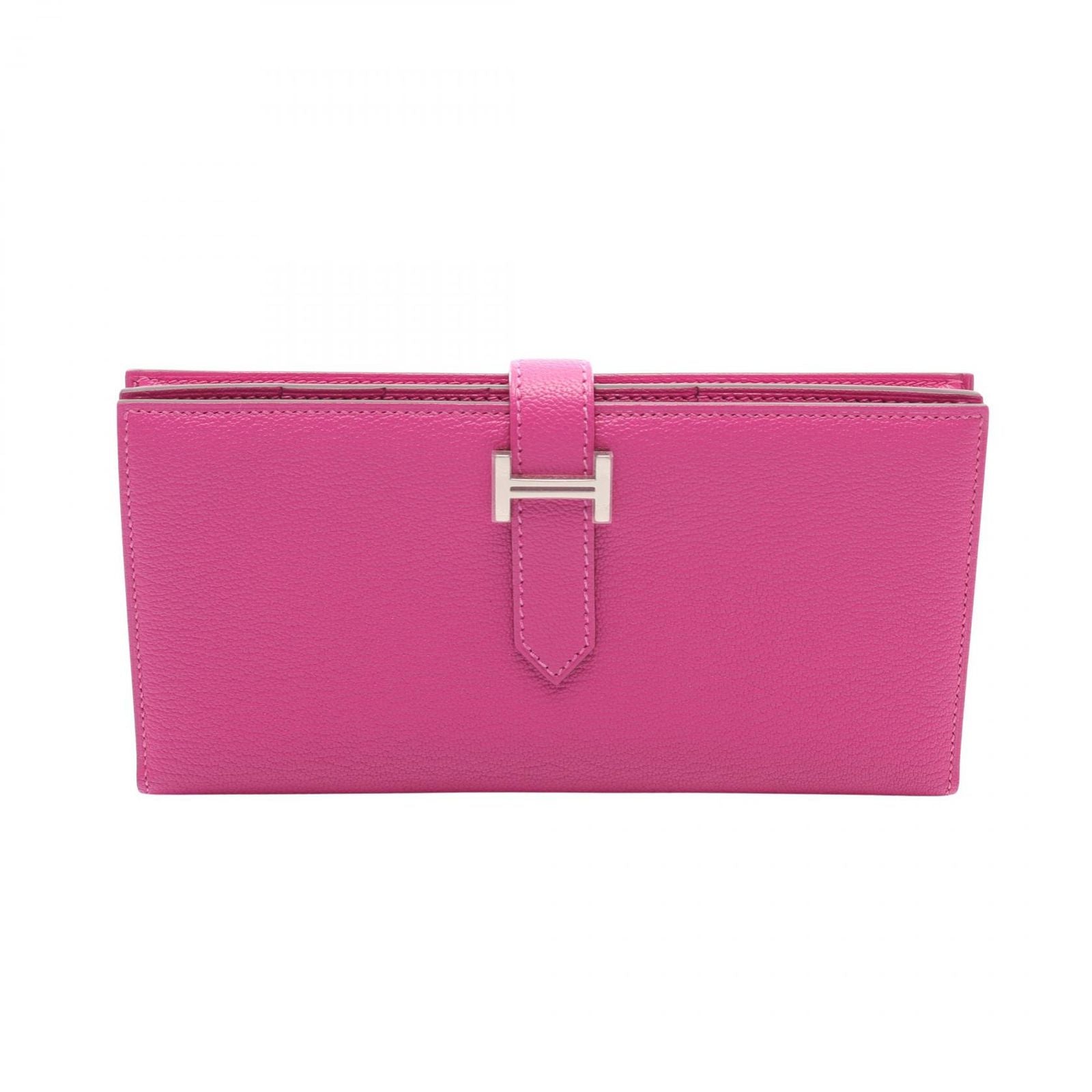 Hermes Bi Foldlong Wallet Bearn Souffle Magnolia