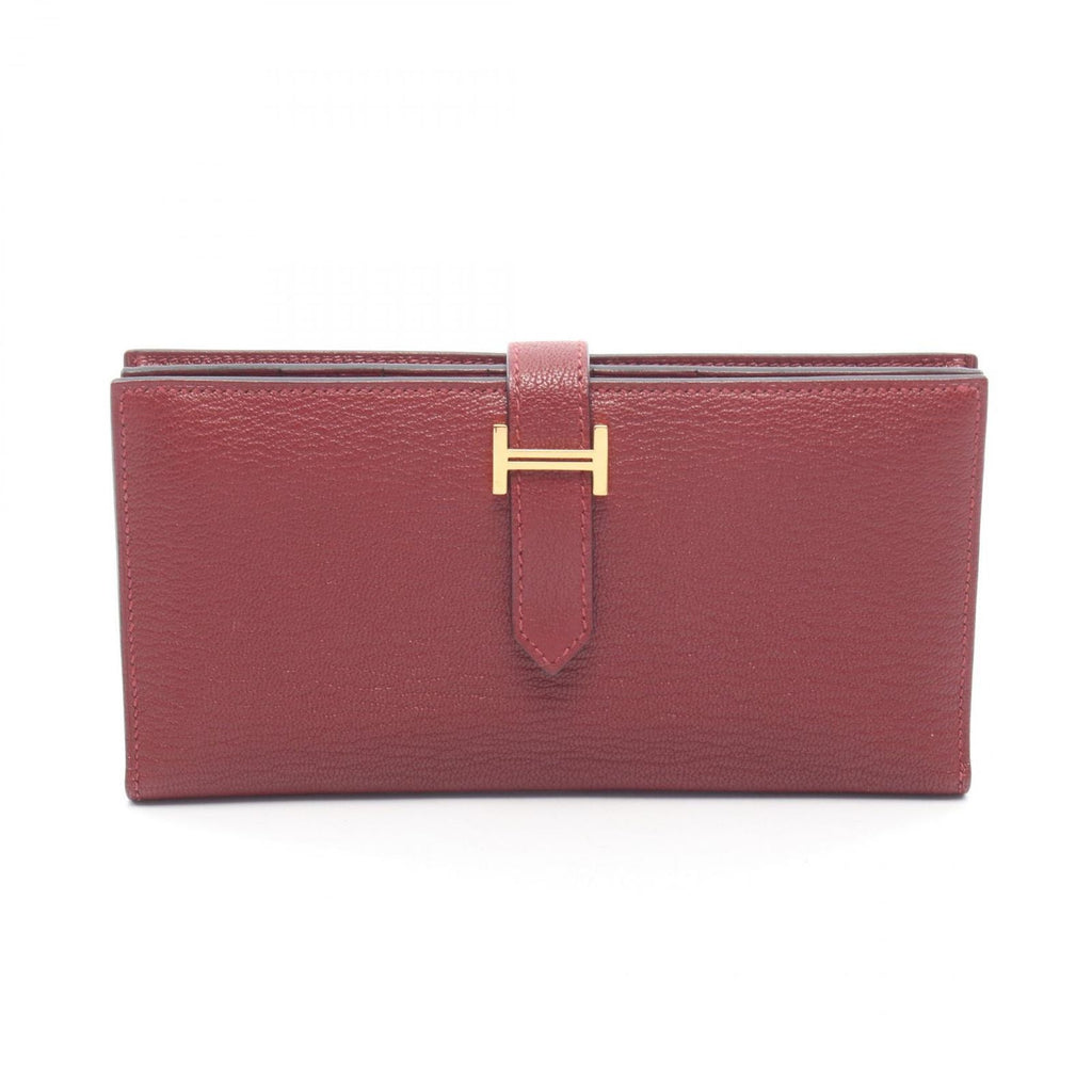 Hermes Bi Foldlong Wallet Bearn Souffle ju shu