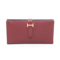 Hermes Bi Foldlong Wallet Bearn Souffle ju shu