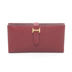 Hermes Bi Foldlong Wallet Bearn Souffle ju shu