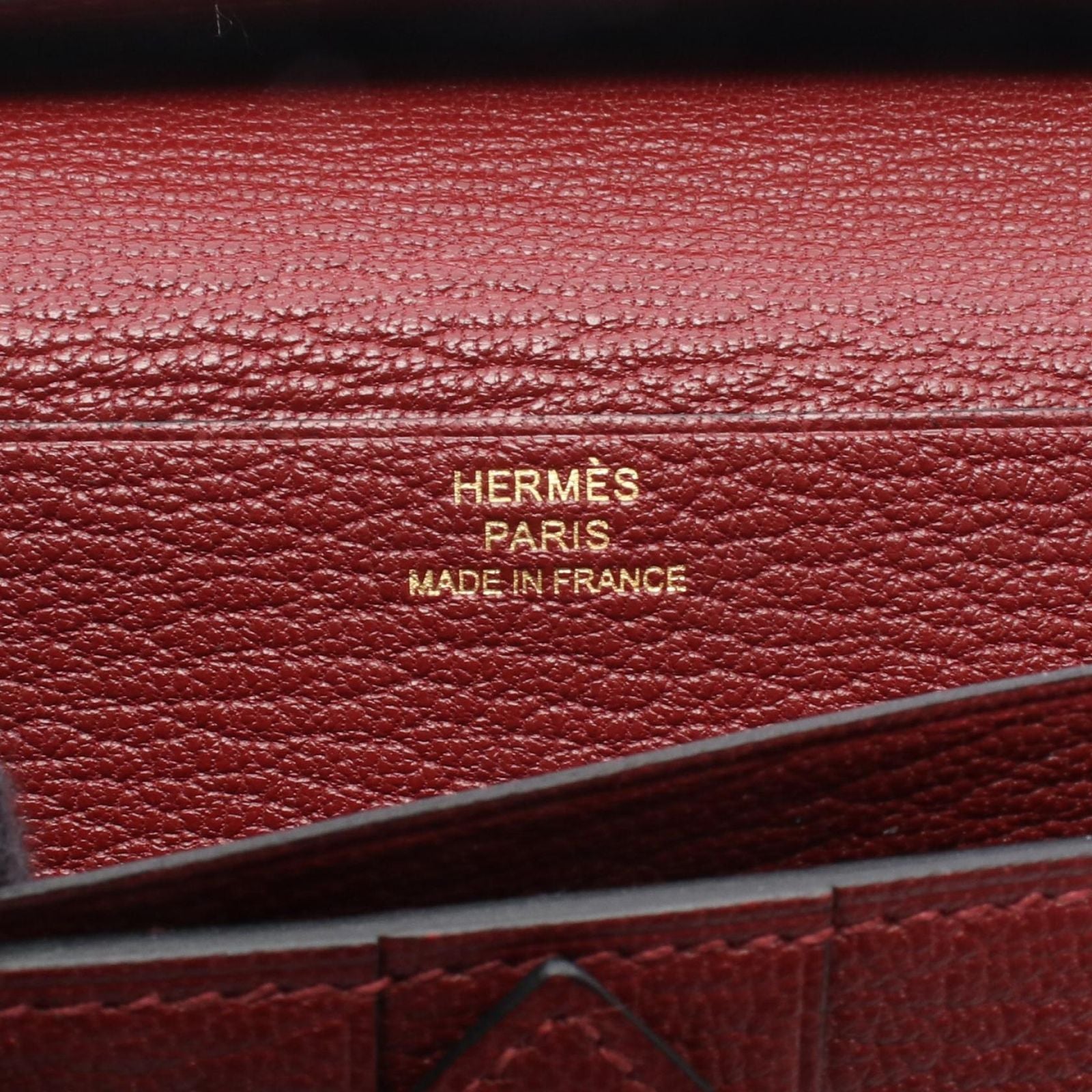 Hermes Bi Foldlong Wallet Bearn Souffle ju shu — view 5