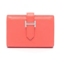 Hermes Card Case Bearn Mini s Texas Leather