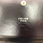 Celine Vintage Wallet Star Ball Kiss Lock Musty Black — view 5