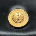 Celine Vintage Wallet Star Ball Kiss Lock Musty Black — view 9