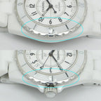 Chanel 38 White Ceramic Automatic Winding Regular Box Watch — view 8