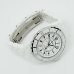 Chanel 38 White Ceramic Automatic Winding Regular Box Watch — view 2
