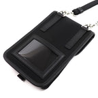 Prada Saffiano Tessuto Smartphone Shoulder Bag Black — view 2