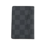 Louis Vuitton Card Case Damier Graphite Organizer de Poche Black Business Holder — view 3