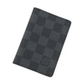 Louis Vuitton Card Case Damier Graphite Organizer de Poche Black Business Holder
