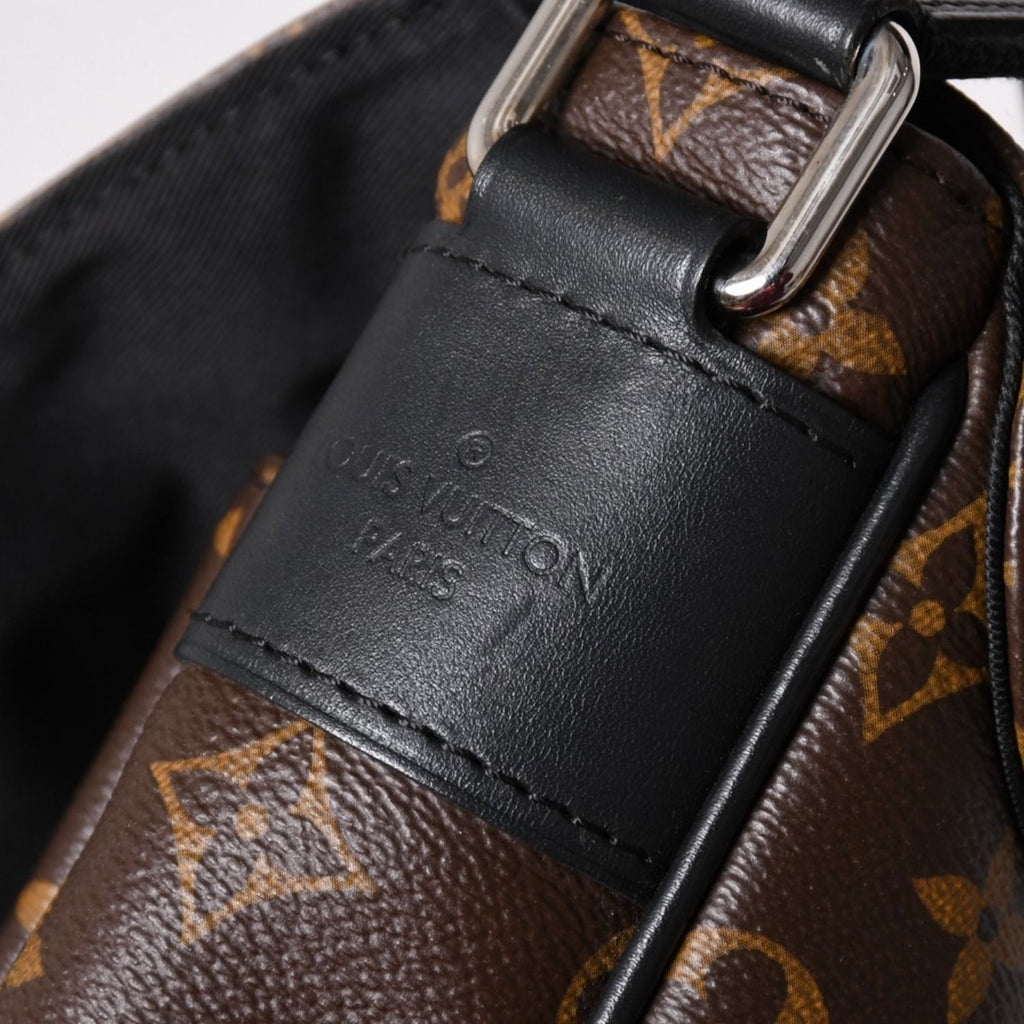 Louis Vuitton Christopher Messenger Bag Monogram Macassar Leather Brown — view 6