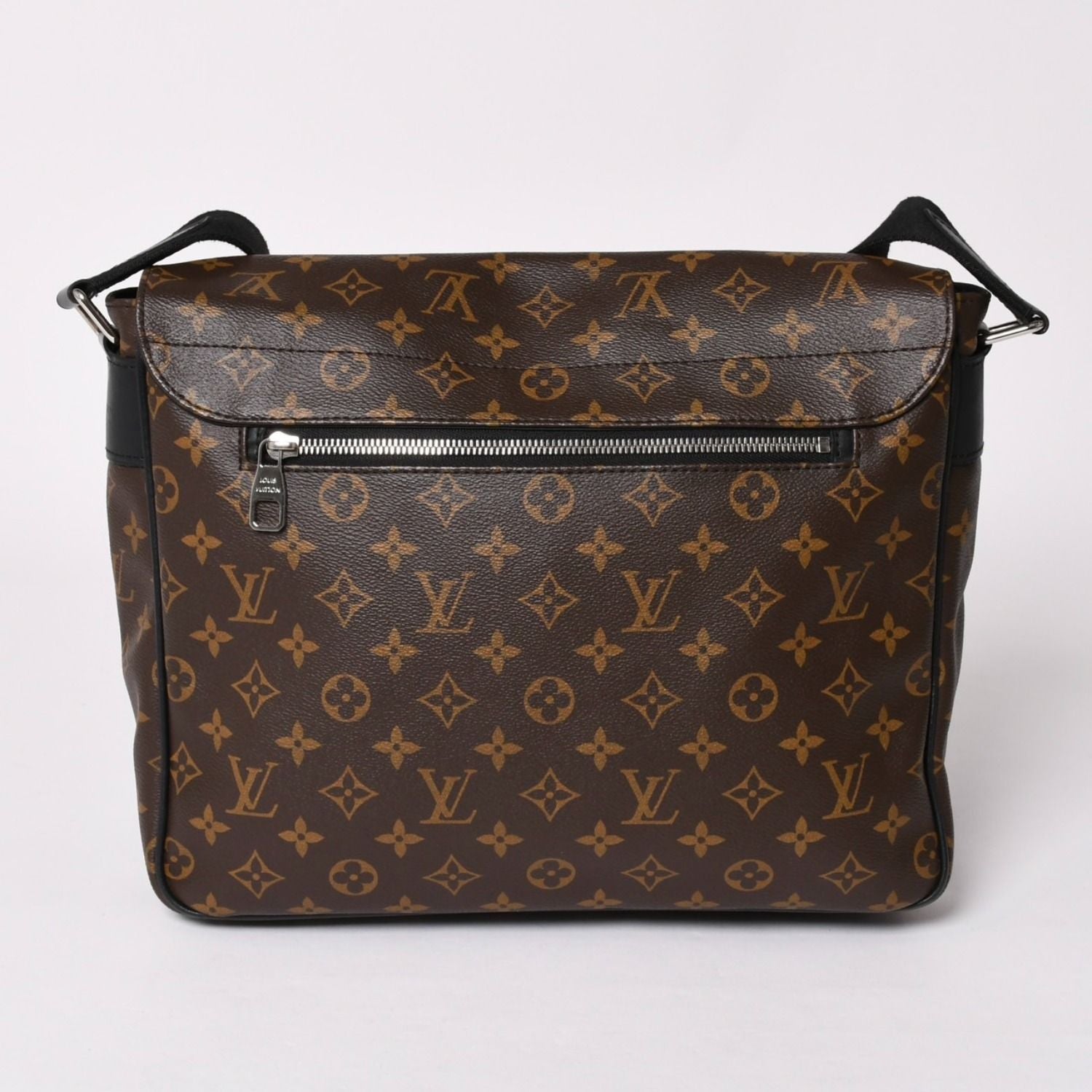 Louis Vuitton Christopher Messenger Bag Monogram Macassar Leather Brown — view 2