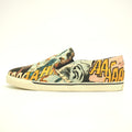 Celine Canvas Slip Ons Black Slipper