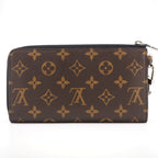 Louis Vuitton Zippy Dragonne Monogram Macassar Leather Wallet Brown — view 2