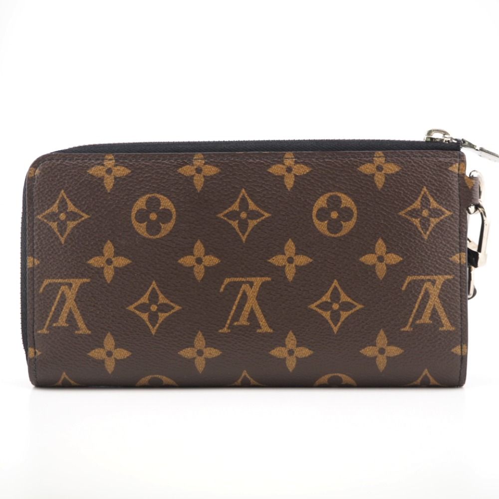 Louis Vuitton Zippy Dragonne Monogram Macassar Leather Wallet Brown — view 2