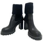 Louis Vuitton LV Bob Line Leather Boots Black — view 3