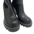 Louis Vuitton LV Bob Line Leather Boots Black — view 4