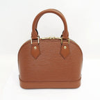 Louis Vuitton Alma BB Epi Zippy Handbag Tan Brown — view 3