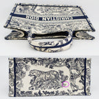 Dior Heaven Book Tote Toile de Jouy Embroidery Canvas — view 3