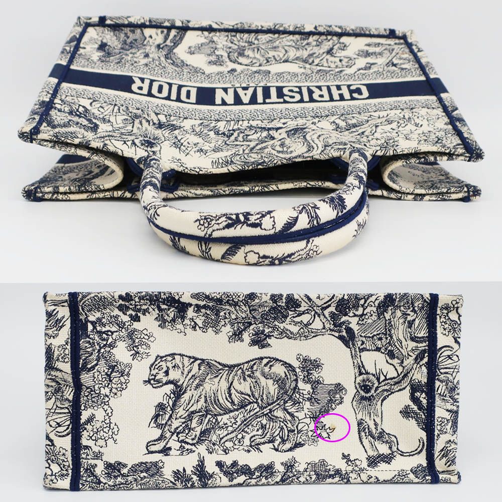 Dior Heaven Book Tote Toile de Jouy Embroidery Canvas — view 3