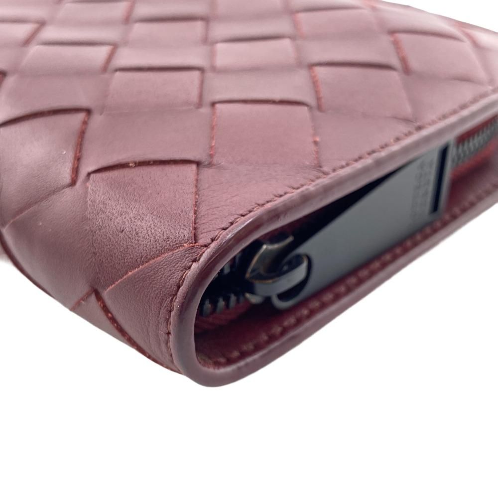 Bottega Veneta Zip Around Maxi Intrecciato Leather Wallet — view 3