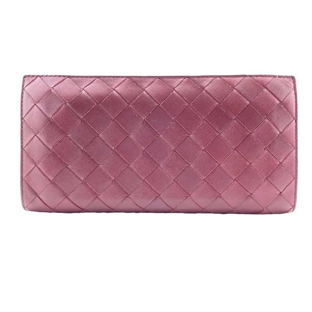 Bottega Veneta Zip Around Maxi Intrecciato Leather Wallet