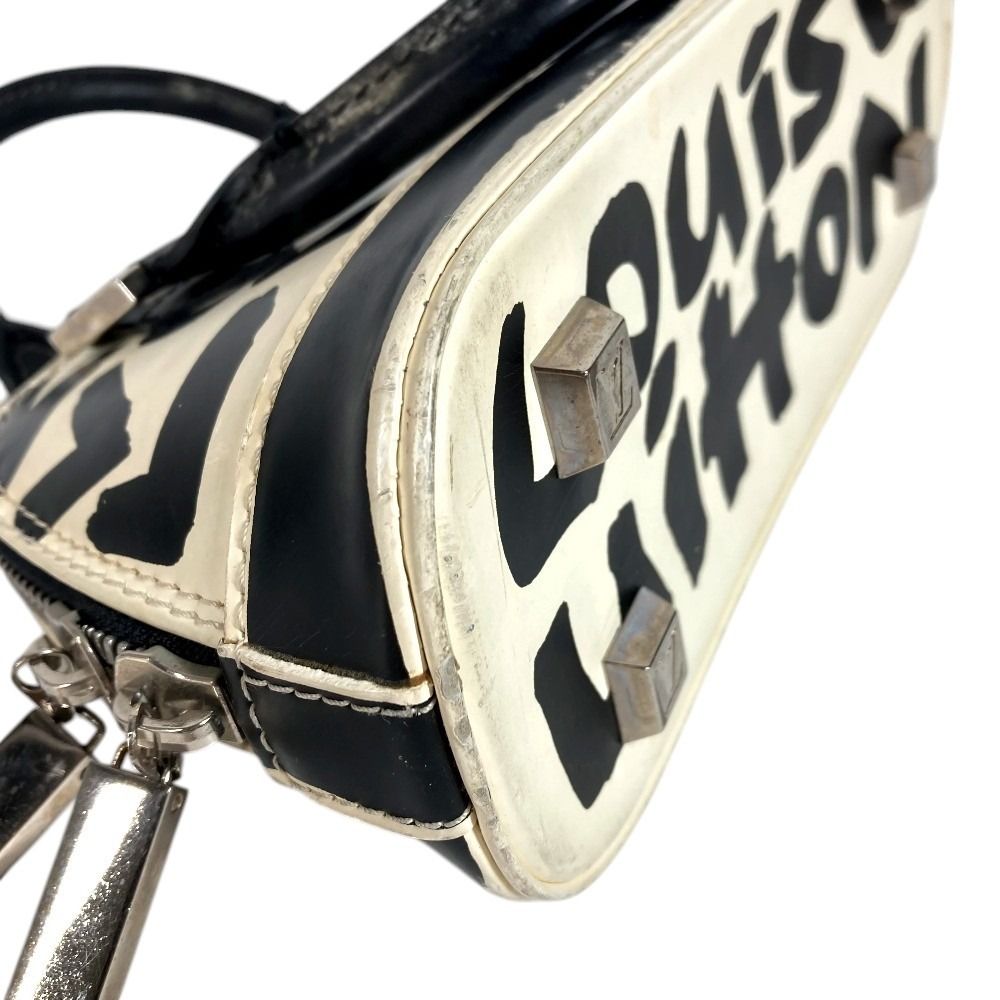 Louis Vuitton Handbag Alma PM Leather White — view 4