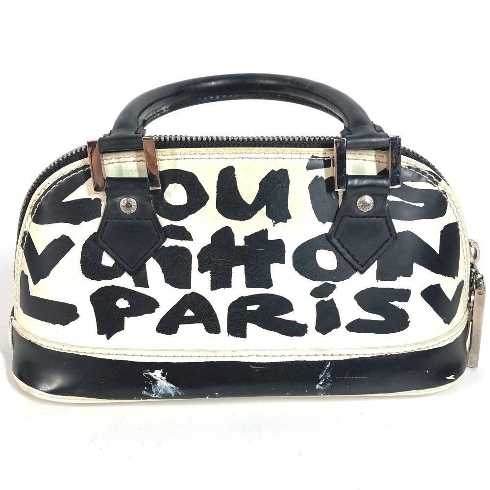 Louis Vuitton Handbag Alma PM Leather White — view 2