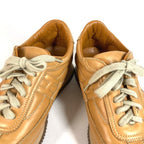 Hermes Sneakers Quick Logo Stitch Leather Beige — view 4