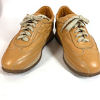 Hermes Sneakers Quick Logo Stitch Leather Beige — view 3